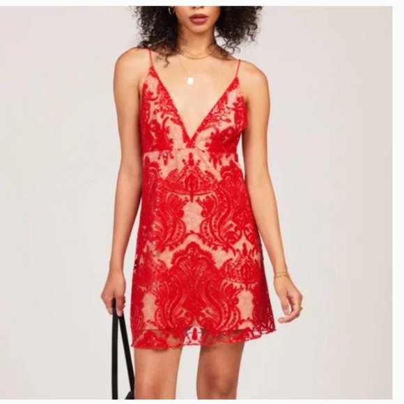 ⭐️ Embroidered Tapestry V Neck Low Cut Boho Peasant Hipster Hippie Mini Dress - Picture 3 of 10